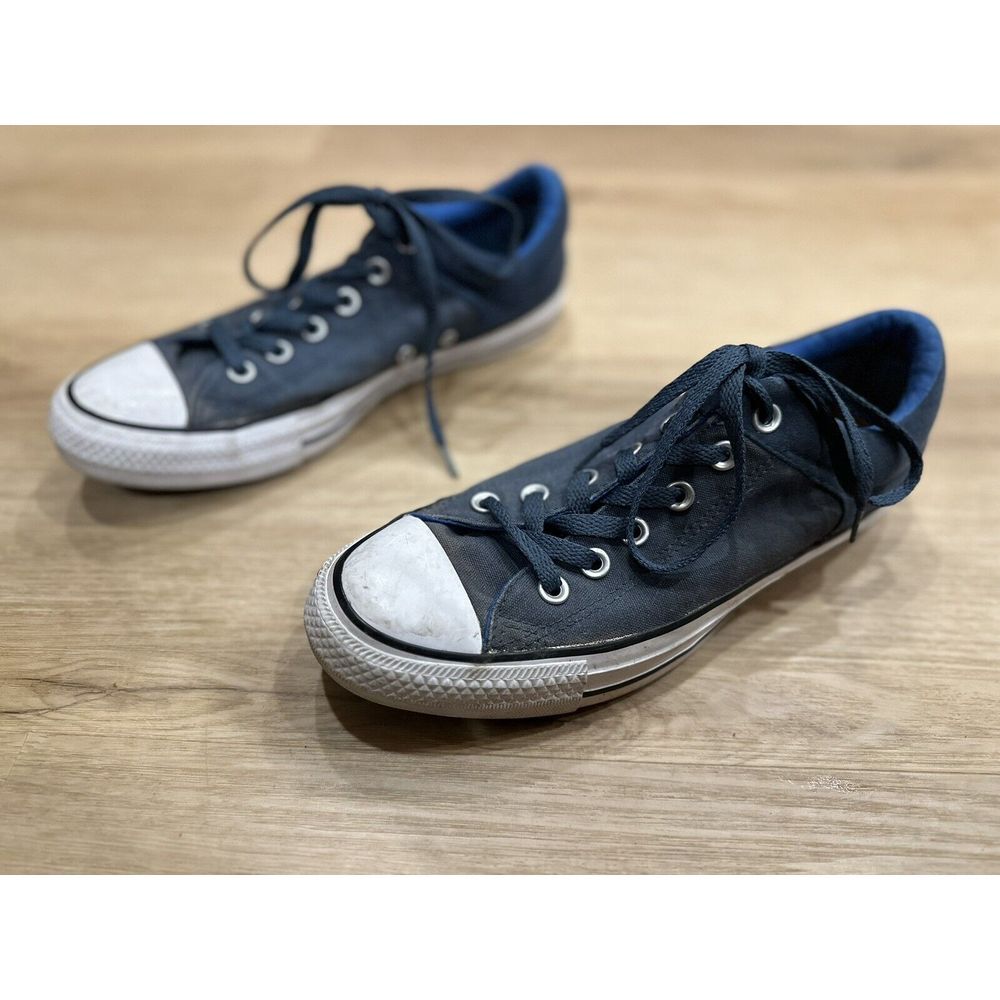 Converse Chuck Taylor All Star Low Top Men's 7 Womens 9 Navy Blue Canvas 147079f